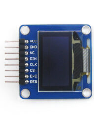 Waveshare 0,96 Zoll 128x64 OLED SPI I2C Interfaces horisontal pinheader SSD1306