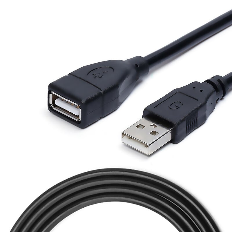 1,5m USB-forlænger kabel, Type A han til hun