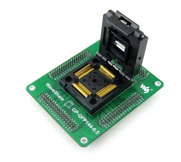 Yamaichi GP-QFP144-0.5 IC teststik og programmeringsadapter til QFP144 TQFP144 LQFP144 pakke