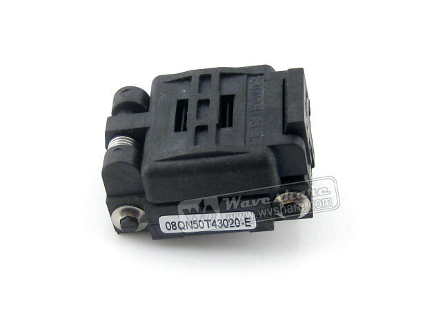 Plastronics 08QN50T43020 Test- og Burn-in-stik til QFN8 MLP8 MLF8-emballage