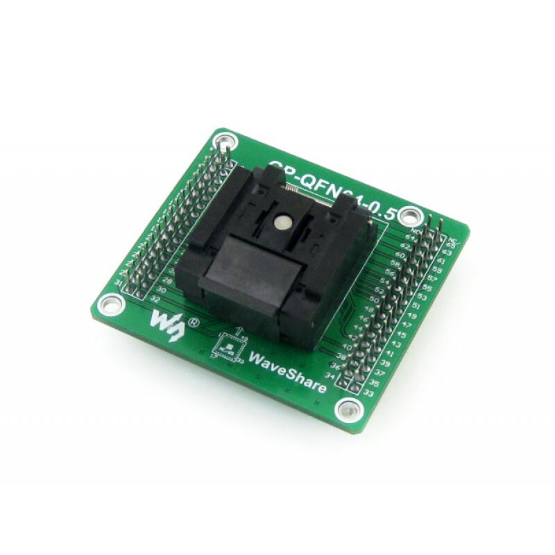 WaveShare GP-QFN64-0.5-B, Programmer adapter
