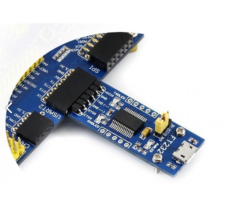 WaveShare FT232 USB UART Board (micro) USB Til TTL (UART) Kommunikationsmodul