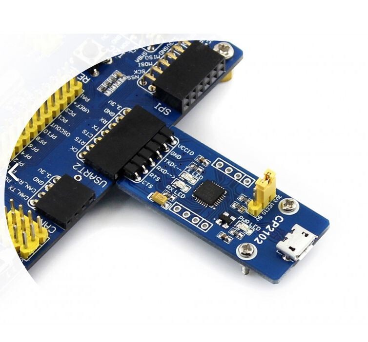 Waveshare CP2102 USB til UART-modul med Micro USB-stik