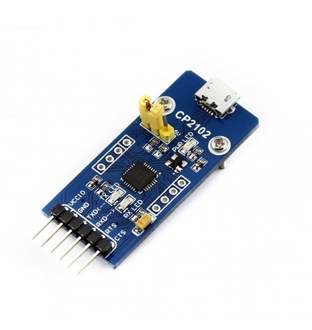 Waveshare CP2102 USB til UART-modul med Micro USB-stik