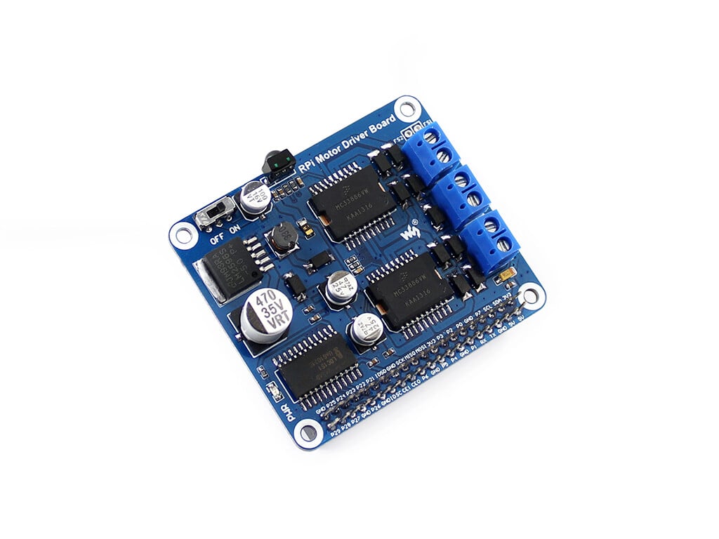 Waveshare Raspberry Pi Motor Driver Board MC33886 5V 2A