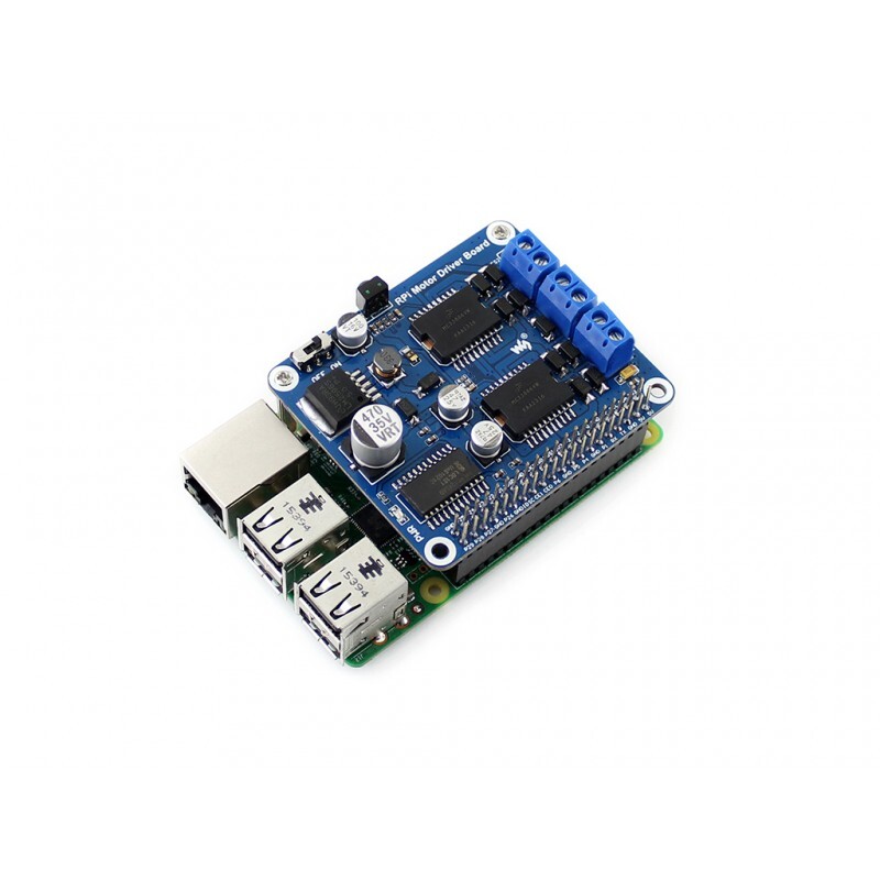Waveshare Raspberry Pi Motor Driver Board MC33886 5V 2A