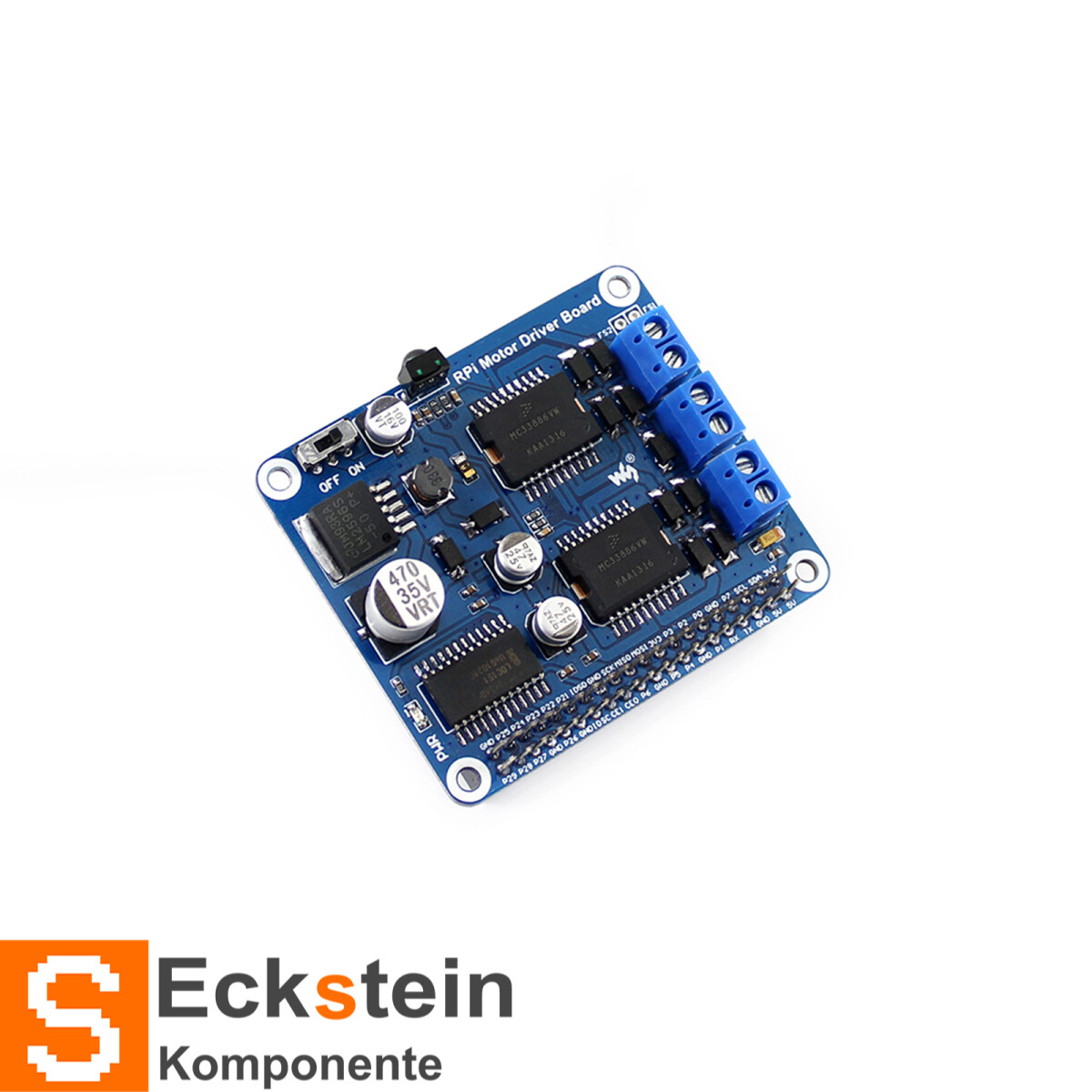 Waveshare Raspberry Pi Motor Driver Board MC33886 5V 2A