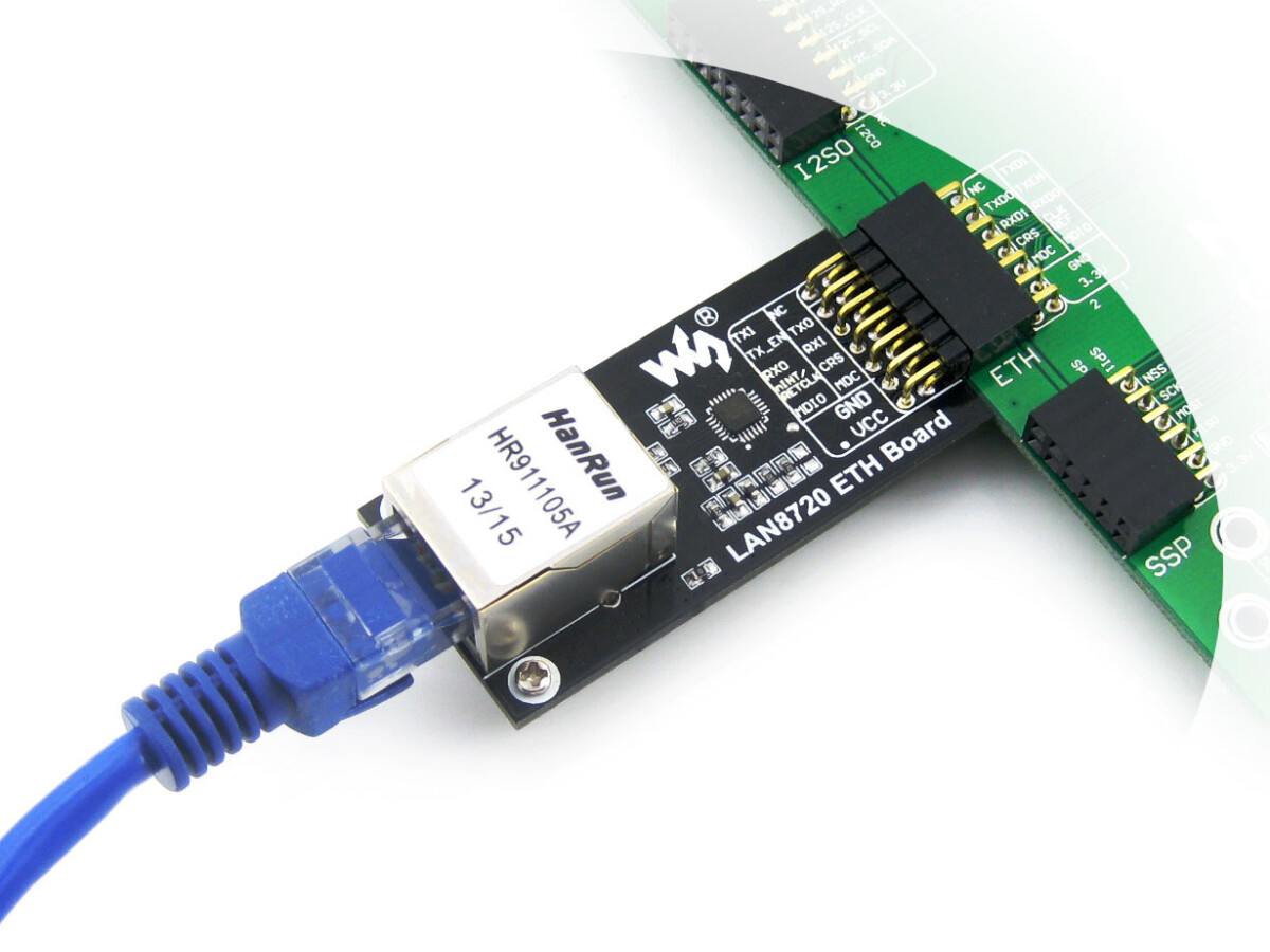 Waveshare LAN8720 ETH-kort, Ethernet-modul, 10 100 Ethernet-transceiver LAN8720 indbygget