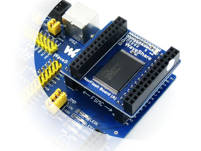 Waveshare NorFlash Board (A) 128M Bit NorFlash-modul