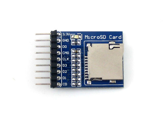 Waveshare Micro SD Storage Board, Micro SD Card Modul, SDIO/SPI Interface