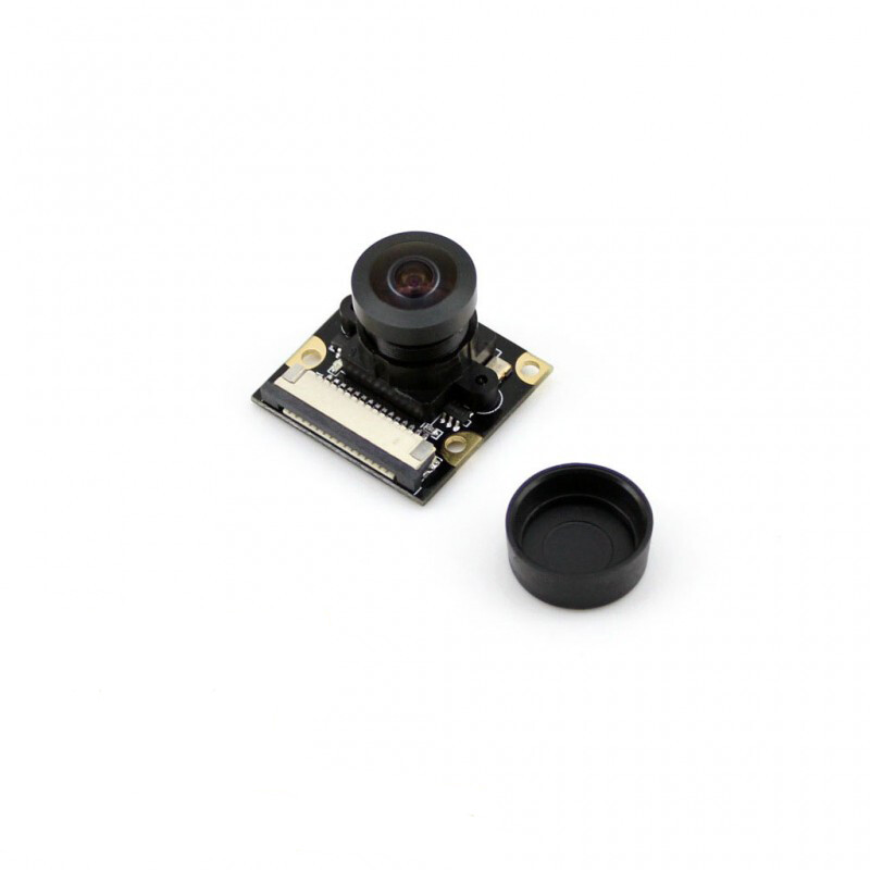 Waveshare Raspberry Pi Kamera (G) Fiskehuls-linse 5 Megapixel OV5647