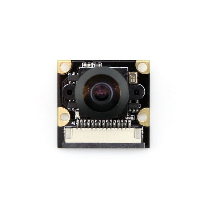 Waveshare Raspberry Pi Kamera (G) Fiskehuls-linse 5 Megapixel OV5647