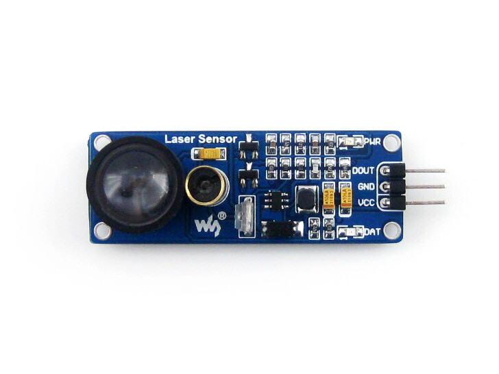Waveshare Lasersensor Objektdetektion Effektiv afstand 0,8 m - 1,5 m
