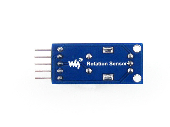 Waveshare Rotationssensor: Detekterer rotation i uret og mod uret