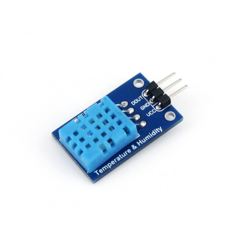 Waveshare DHT11 Temperatur-fugtighedssensor Vejrstation