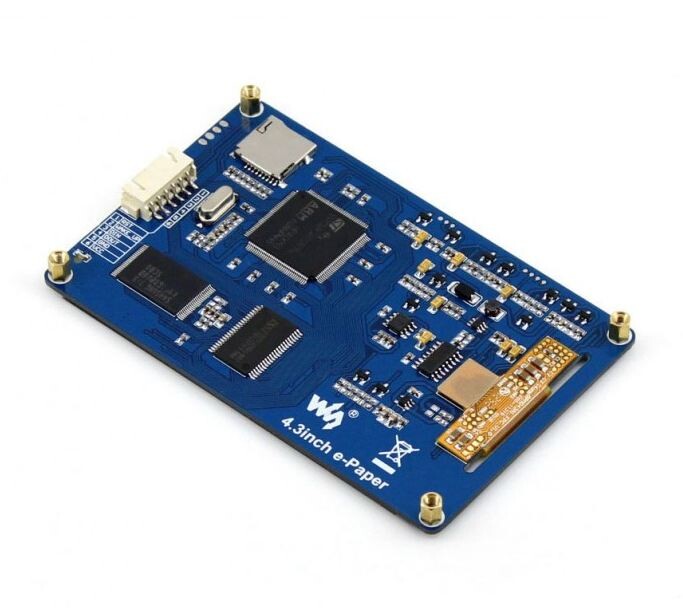 Waveshare 4,3 Zoll 800x600 E-Ink E-Paper Display LCD seriel interface Arduino