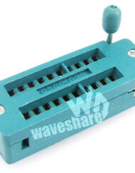 Waveshare DIP 20 Pin ZIF Stik (Grønt) IC Test & Burn-in Stik til DIP20 pakke