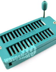 Waveshare DIP 28 Pin ZIF Stik (Grøn) IC Test & Burn-in Stik til DIP28 pakke