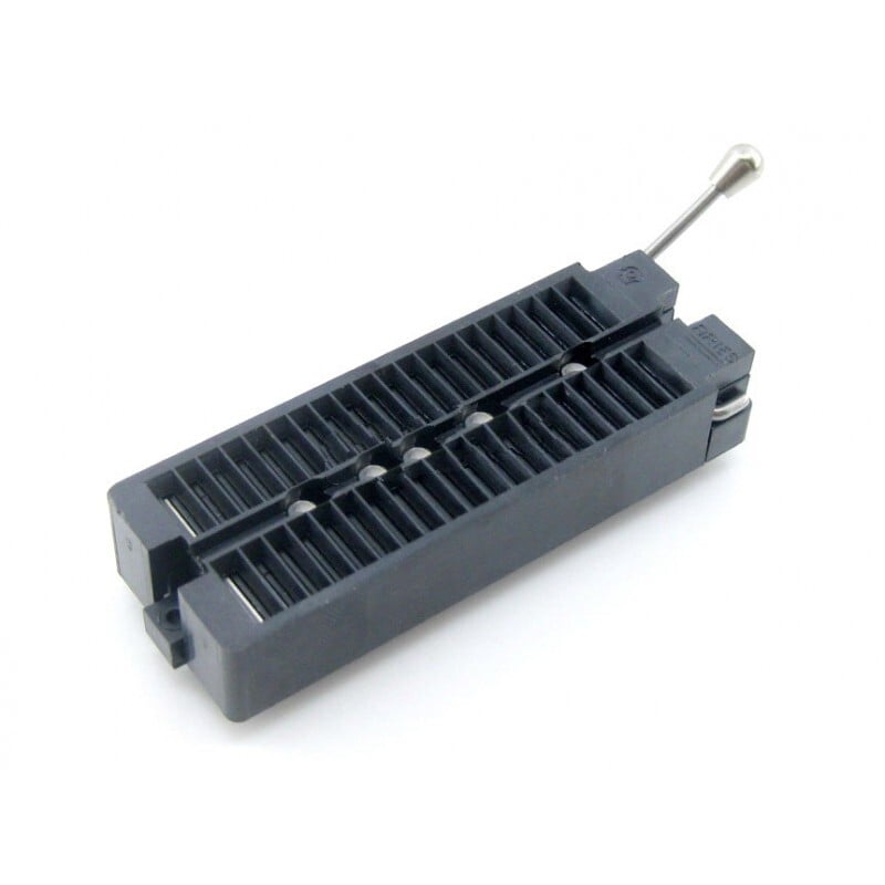 ARIES DIP 40 Pin ZIF-stik (ARIES Sort) IC-test- og brændesokkel til DIP40-pakke