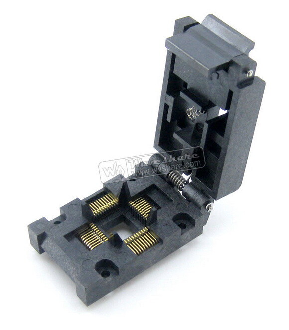 Enplas FPQ-44-0.8-16A IC Test & Burn-in Stik til QFP44 TQFP44 FQFP44 PQFP44 pakke
