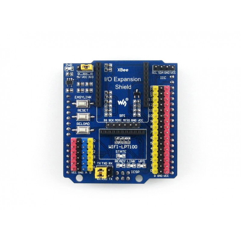 Waveshare IO Expansion Shield XBee/WIFI-LPT100 Connector IIC SPI