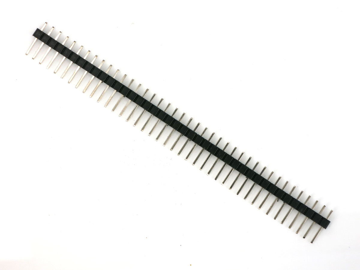 Single Double Row Pin Male Header Stiftleiste Strip 1x40 Pin Gerade(A) 5 stk
