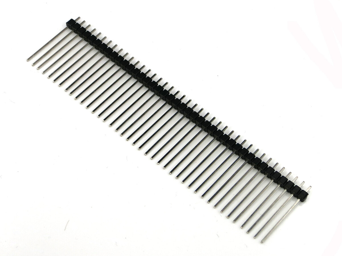 Single Double Row Pin Male Header Stiftleiste Strip 1x40 Pin Gerade(C) 5 stk