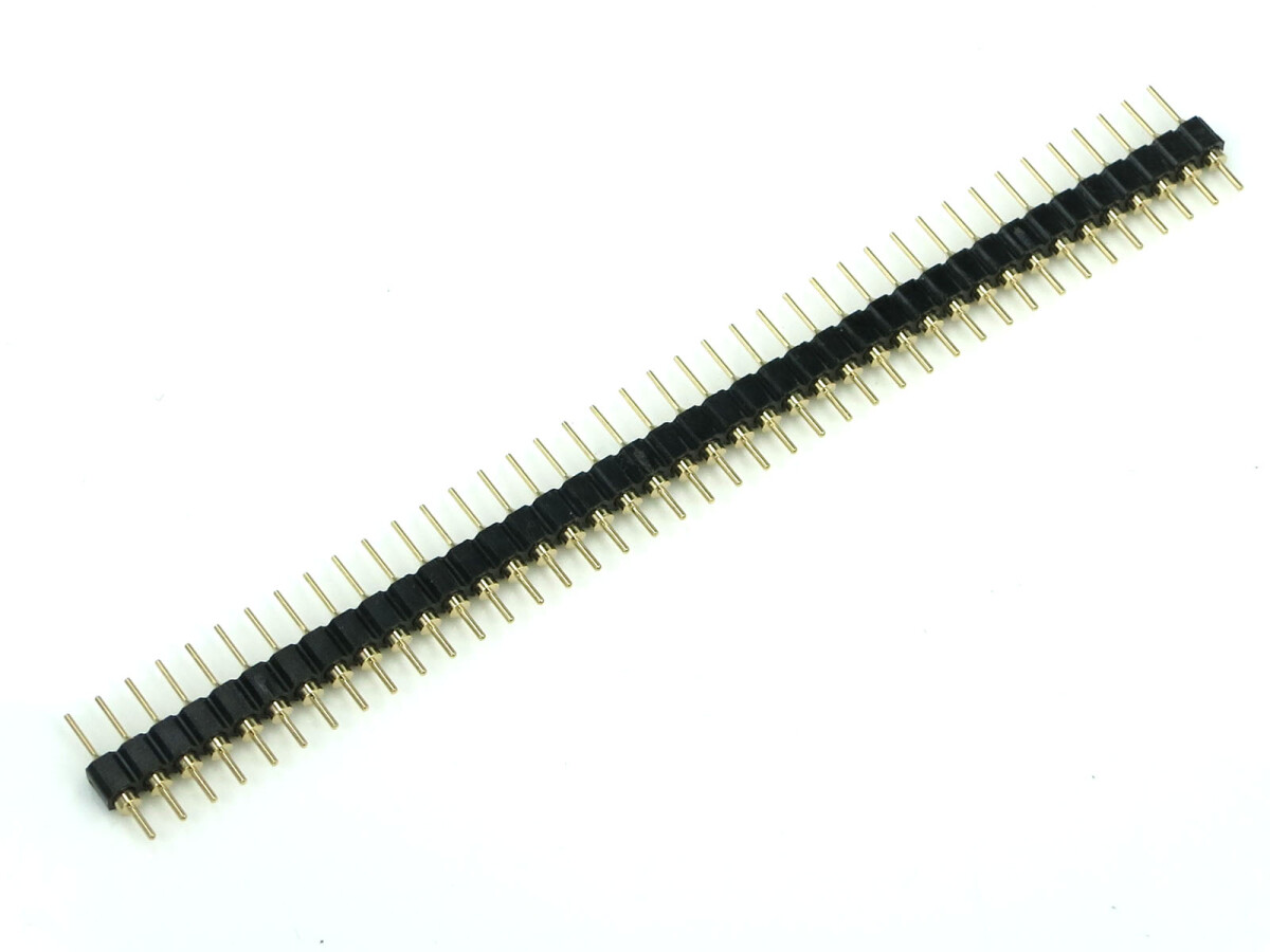 Single Double Row Pin Male Header Stiftleiste Strip 1x40 Pin Rund 5 stk