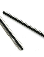 Single Double Row Pin Male Header Stiftleiste Strip 1x40 Pin Rektangulær 5 stk