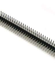 Single Double Row Pin Male Header Stiftleiste Strip 2x40 Pin Rektangulær 5 stk