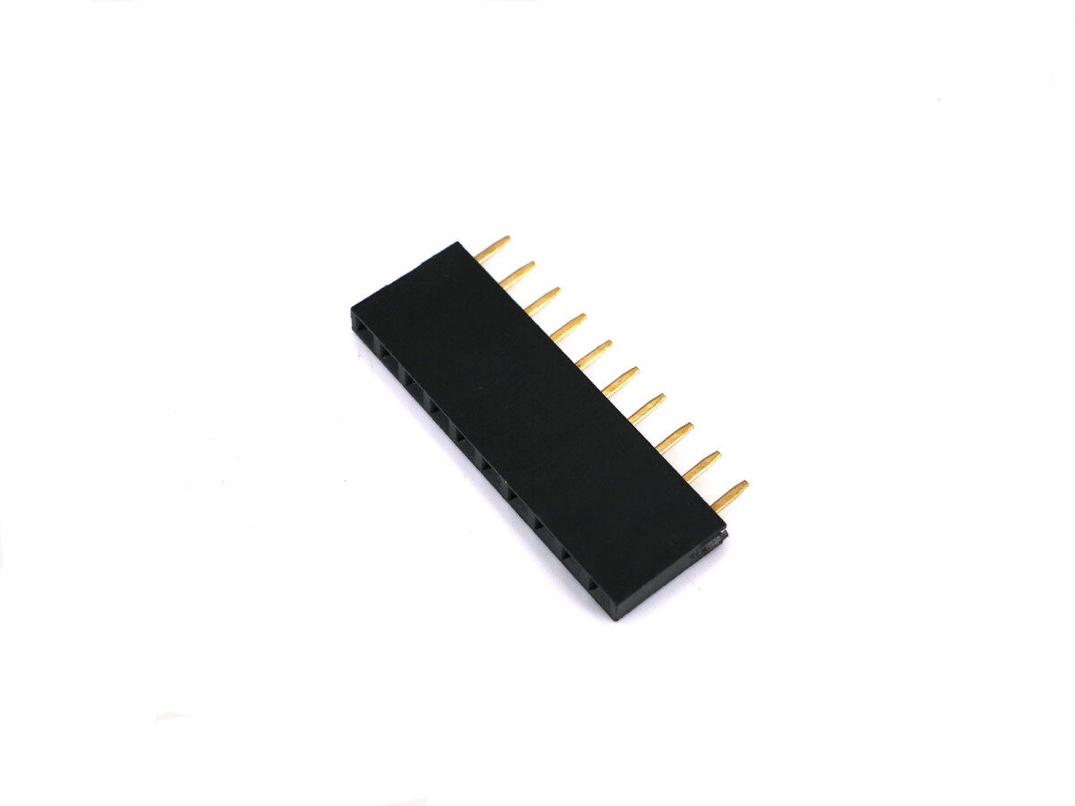 Single Double Row Pin Female Header Buchse 1x10 Pin Gerade 5 stykker