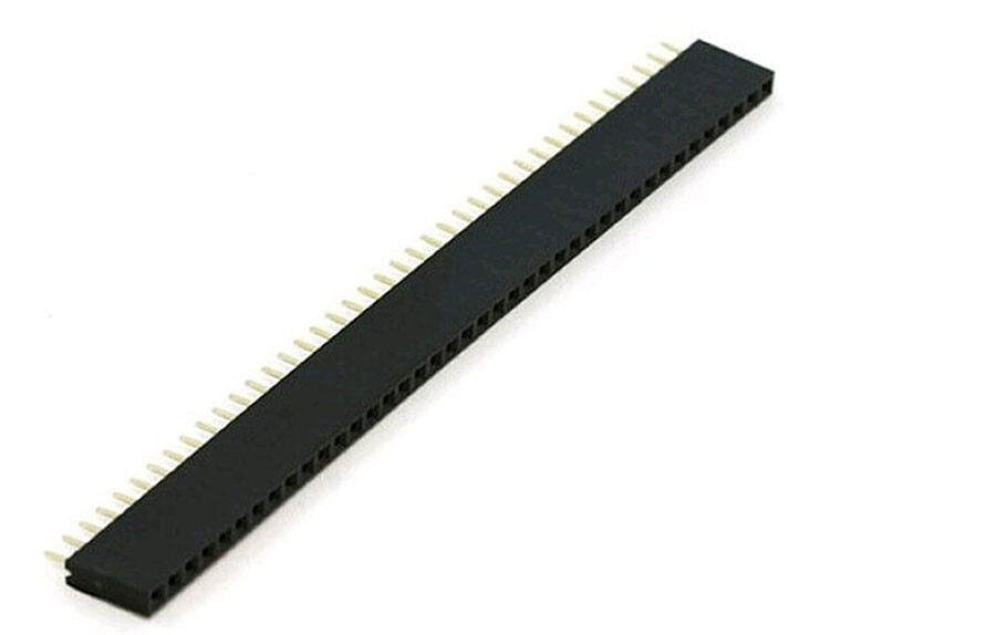 Single Double Row Pin Female Header Buchse 1x40 Pin Gerade 5 stykker
