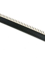 Single Double Row Pin Female Header Buchse, 1x40 Pins, rektangulær, 5 styk