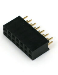 Single Double Row Pin Female Header Buchse, 2x7 Pins, gerade, 5 styk