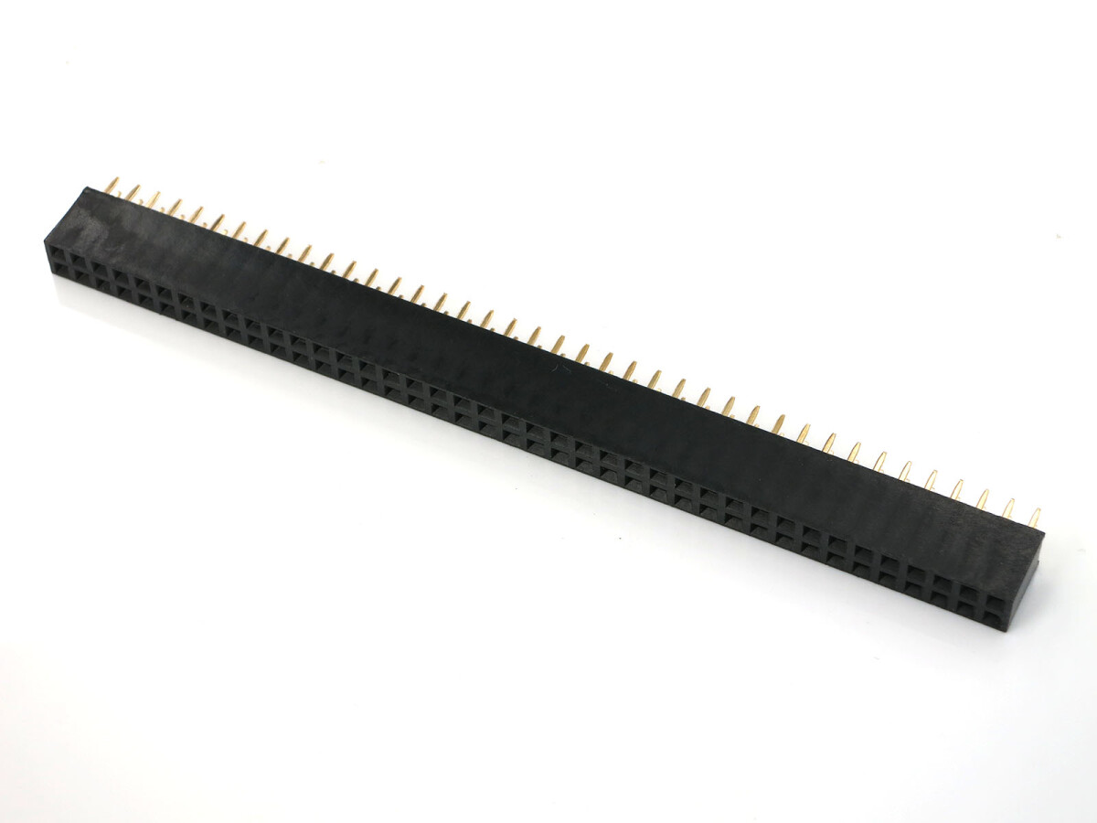 Single Double Row Pin Female Header Buchse 2x40 Pins Gerade 5 stk