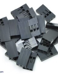 2,54mm DuPont jumper Crimp-hus Stik 1x3Pin 25 pak
