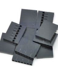 2,54mm DuPont jumper Crimp-hus Stik 1x7Pin 10 pak