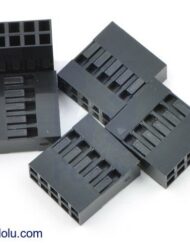 2,54mm DuPont jumper Crimp Connector hus Stik 2x5Pin 5 pak