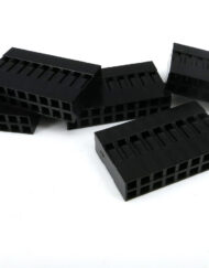 2,54mm DuPont jumper Crimp Connector hus Stik 2x9Pin 5 pak