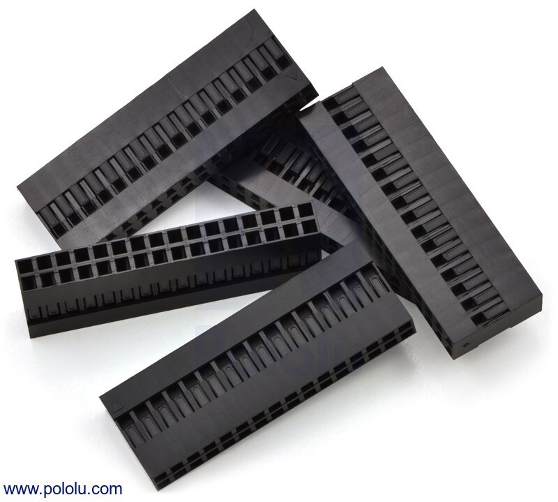 2,54mm DuPont jumper Crimp-hus Stik 2x16Pin 5 pak