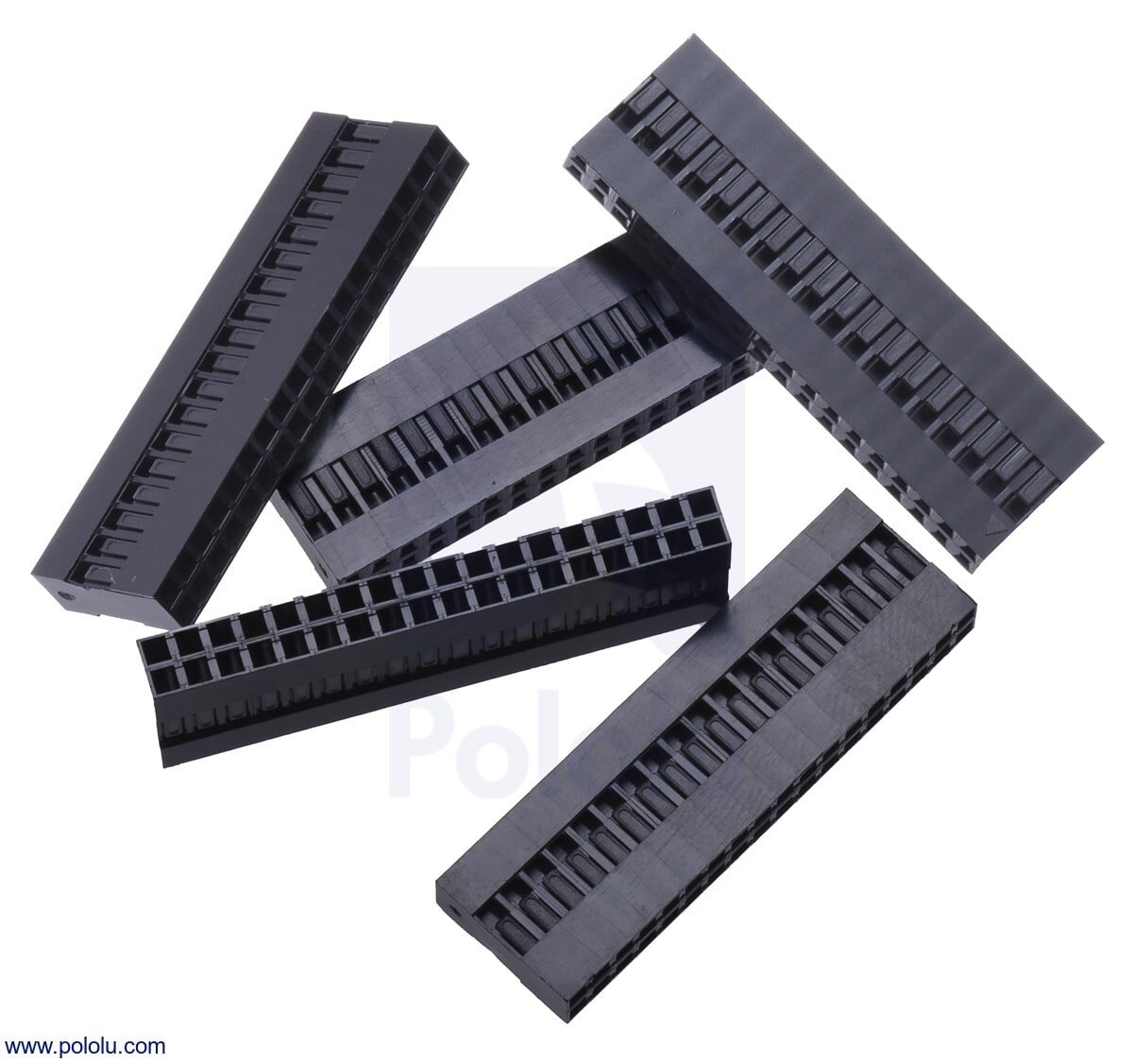 2,54mm DuPont jumper Crimp Connector hus 2x18Pin 5 pak