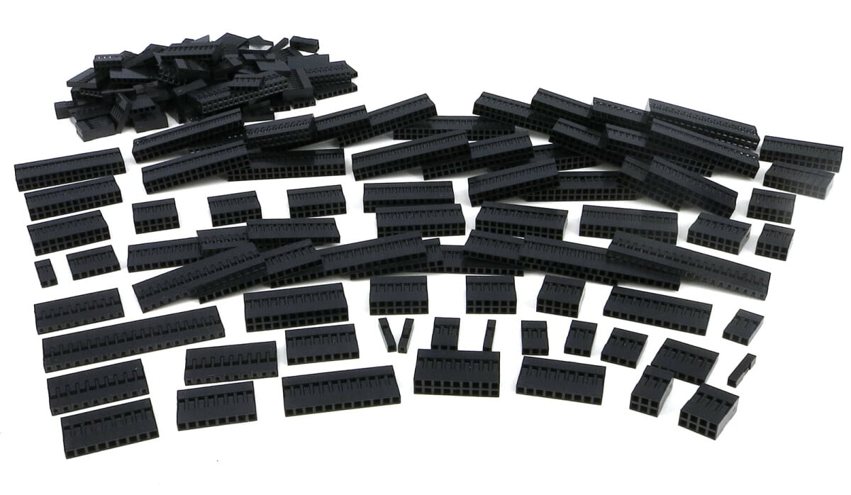 2,54mm DuPont jumper Crimp Connector hus Stik