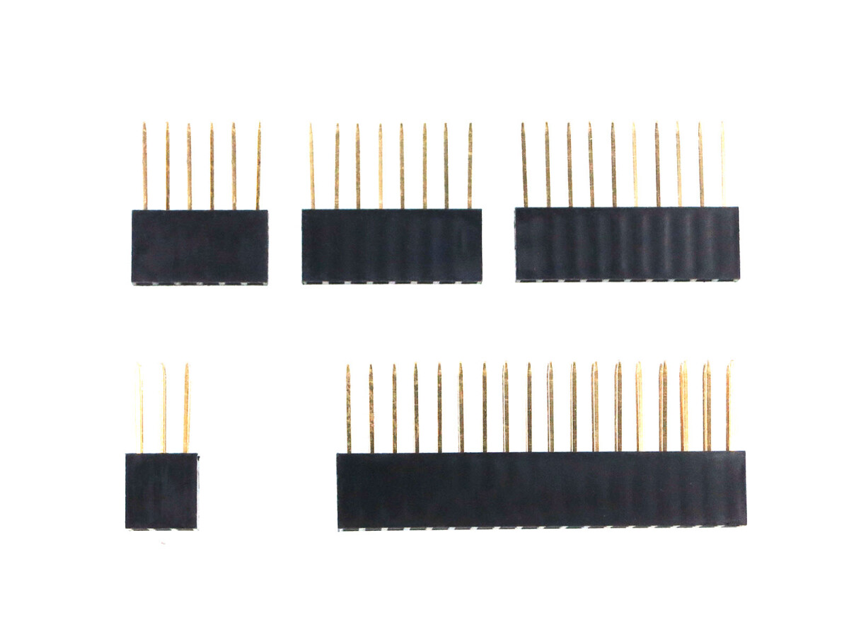 Stabelbare Header-Kit für Arduino Mega UNO, 3/6/8/10/18 PINS