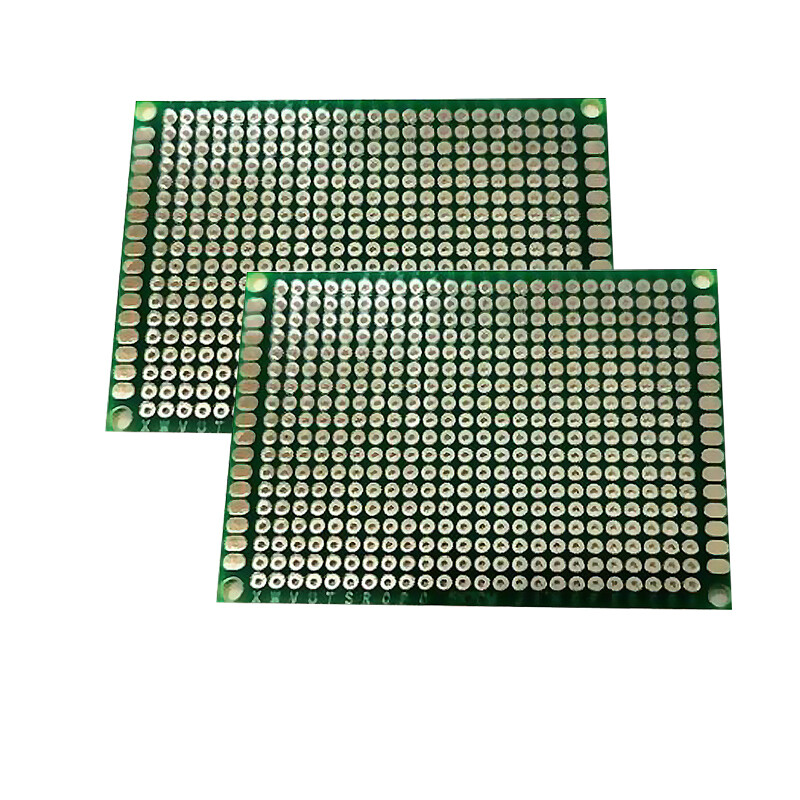 Lochrasterplatine 50x70mm Eksperimentel plade Lødeplade Prototyp Printplade PCB (2 stk)