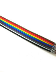 V- TEC Jumper Wires Præ-samlede terminaler Farverig sortiment Mænd-Mænd 10 cm