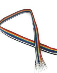 V- TEC Jumper Wires Præ-samlede terminaler Regnbue-sortiment Mænd-Mænd 40 cm