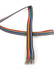 V- TEC Jumper Wires Præ-samlede terminaler 10-stk Rainbow, hun-hun, 40 cm