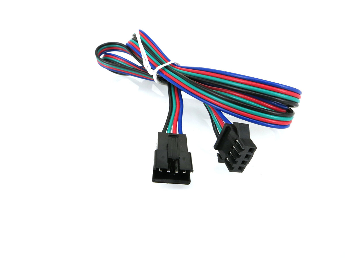 1m forbindelseskabel 4-pin JST SM stik/kontakt til 12V LED-strips