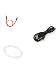 Tilbehørssæt til luftmålestation, fleksibel slange & 1Pin Jump wire Male to Male & USB-kabel Micro B