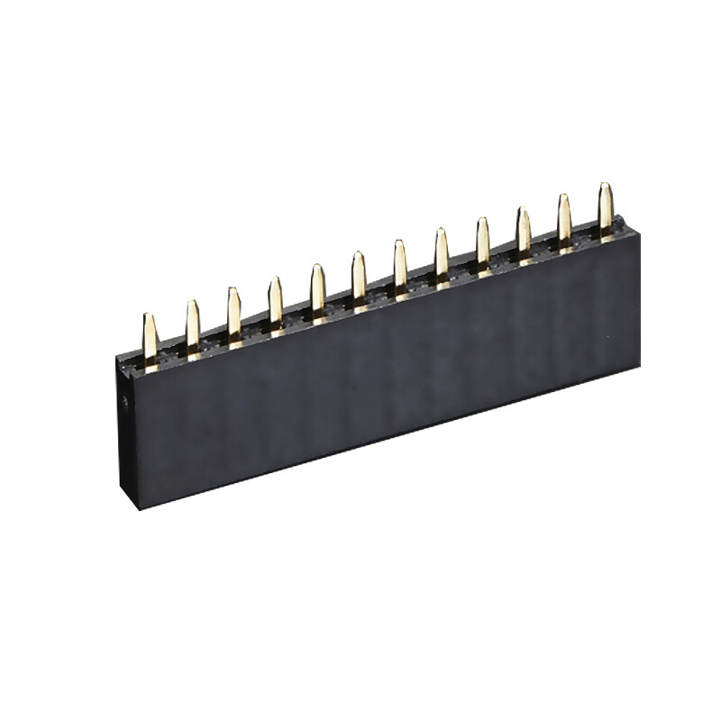 Stikdåse 1x12Pin Straight Standard